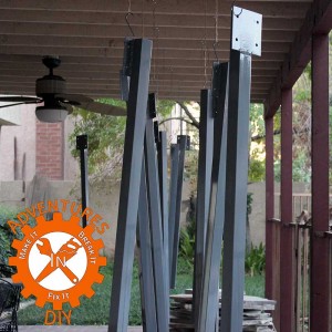 Painted Balcony Posts Look Like Big Wind Chimes