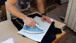 Heat Treating Paint With An Iron