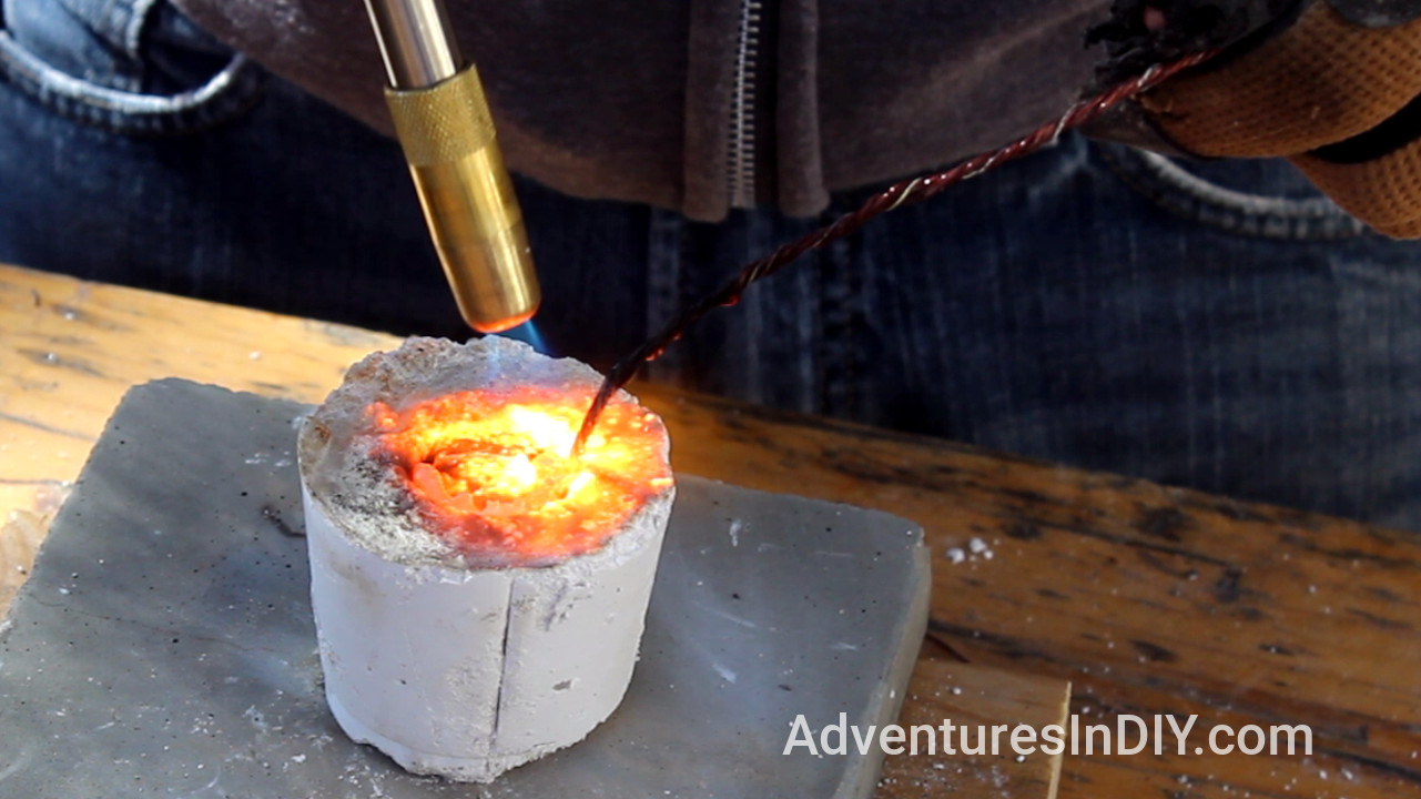 Make A Real Copper Ring With A Torch Adventures In DIY