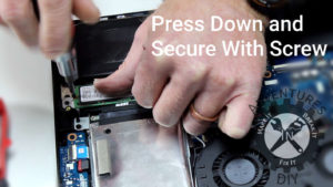 Securing M.2 Drive Down With Screw