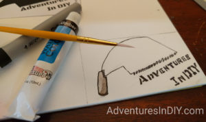 Brown Watercolors For The Handle