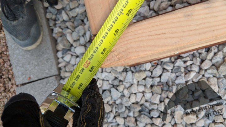 Close-Up Of Measuring Corner For Square