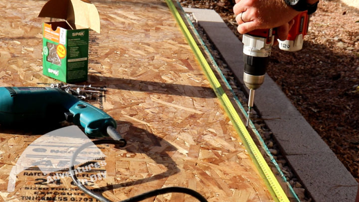 Installing Screws Into Flooring Panels