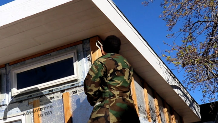 Finding the Angle to Cut the J Channel Using the Roof Slope by Scribing Line